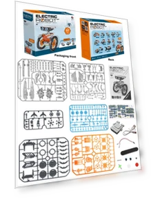 Конструктор 12-в-1 Робот WALL-E на солнечной батарее — Солнечные энергосистемы, Super Go