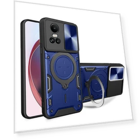 Чехол с подставкой и слайдером для камеры — Аксессуары для телефонов, Smartwatch 2025