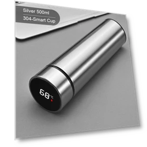 Интеллектуальный термос из нержавеющей стали с дисплеем температуры — Термосы, JMN E-commerce