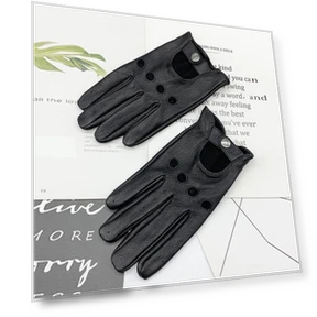 Зимние кожаные перчатки с флисовой подкладкой и сенсорным экраном — Перчатки, Millioner