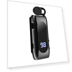 Bluetooth-совместимая гарнитура с выдвижным кабелем Lavalier, умные спортивные наушники-вкладыши — Комплекты аксессуаров, NailArt