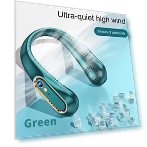 Подвесной шейный вентилятор с цифровым дисплеем — Персональные вентиляторы, SUPONE