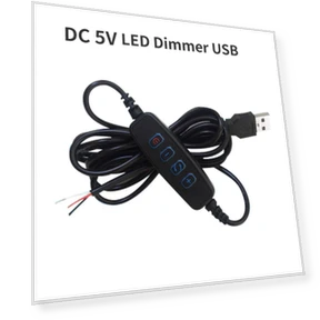 USB светодиодный кабель-модулятор света — Настольные лампы, HTH LED Lighting and Power Adapter