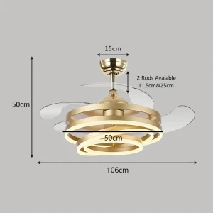 Потолочный вентилятор с подсветкой — Умные вентиляторы, Vinde Home