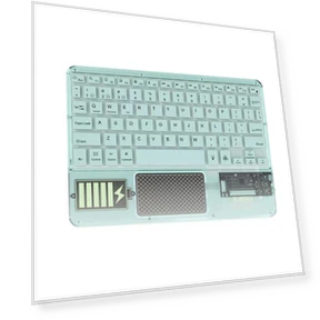 Прозрачная RGB Bluetooth-клавиатура с сенсорной панелью — Клавиатуры, Bellatrix