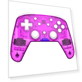 Прозрачный беспроводной Bluetooth вибрационный игровой контроллер — Геймпады и аксессуары, Serene Homes