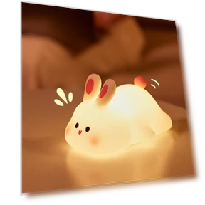 Ночной светильник с большим лицом кролика — Ночники, DC-HOME Textile