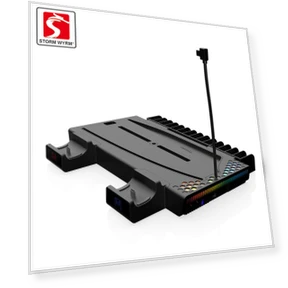 Stand и Cooling Station с RGB LED контроллером для PS5 / PS5 Slim — Аксессуары, Super Dream Home