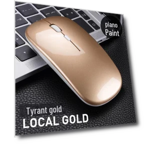 Прозрачная бесшумная беспроводная Bluetooth-мышь с возможностью подзарядки — Коврики для мыши, Premium Choice