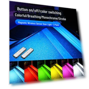 Беспроводные автомобильные дверные предупреждающие огни — Сигнальные огни, AI Supermarket