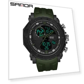 Умные многофункциональные часы с двойным дисплеем — Умные часы, SANDA