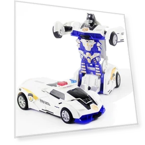 Автоматический робот-трансформер с одним ключом — Управляемые игрушки и роботы, Bai Fen Bai Toys