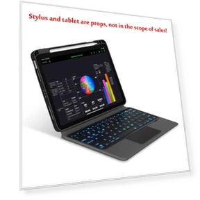 Чехол с клавиатурой Magic Bluetooth — Клавиатурные чехлы, SS-Jewelry-03