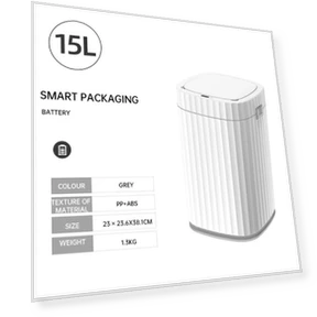 Умная упаковка, индукционная водонепроницаемая мусорная корзина — Мусорные корзины, QIANBAIDI