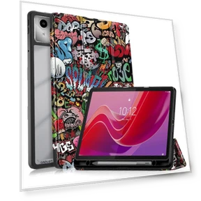 Чехол Trifold Paint Leather Acrylic Hard Back Smart Cover — Обложки, JHHC