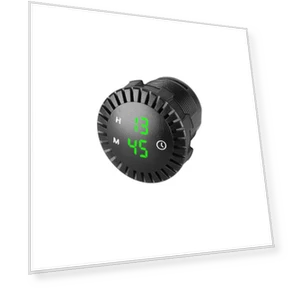 Автомобильная панель с электронными часами — Часы, Auto Launcher