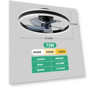 Умный потолочный вентилятор с подсветкой — Потолочные вентиляторы и аксессуары, Seahorse Home