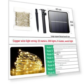 Светодиодные гирлянды на солнечных батареях — Наружное освещение, Smarter than future