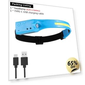 Сенсорный налобный фонарь — Фонарики, Luminaire Lighting Mall