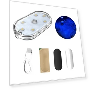 Беспроводная светодиодная лампа для салона автомобиля с сенсорным управлением и магнитом — Подсветка, Auto Accessories Home