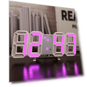3D цифровой будильник — Часы, Daily necessities-V