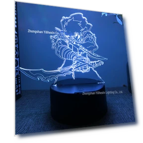 3D ночник с сенсорным управлением — Оригинальные светильники, WoW Home