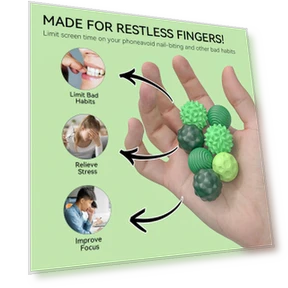 Магнитный декомпрессионный мяч — Мячики для малышей, Yoling