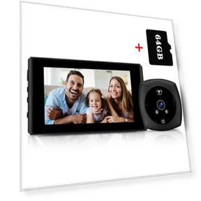 Дверной глазок с камерой и монитором обнаружения движения — Глазки, Jakemy