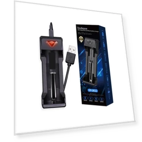 Умное зарядное устройство с двойным слотом USB для литиевых батарей — Зарядные устройства, Doublepow Battery