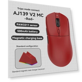 Игровая мышь беспроводная — Коврики для мыши, Ajazz