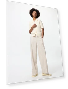 Умные широкие брюки — Повседневные, Uniqlo