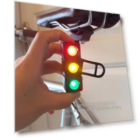 Водонепроницаемый задний фонарь для велосипеда с датчиком торможения — Фары для велосипедов, JOHO - CarGear