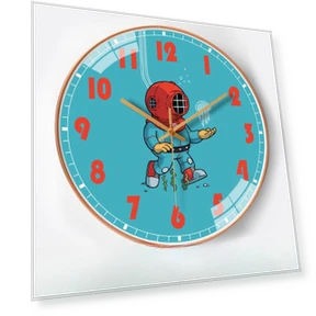 Настенные часы с радиосигналом — Часы, Window glass film