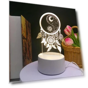 Ночной Светильник Ловец снов 3D — Оригинальные светильники, JOHO - CarGear