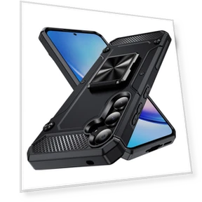 Чехол с подставкой для Samsung Galaxy A55 5G — Аксессуары для телефонов, Smartwatch 2025