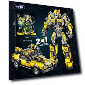 Детский робот-механоид «Оса», строительные блоки — Конструкторы, Super Go