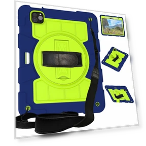 Чехол с подставкой и ремнем для iPad Pro 11 (2024) — Клавиатурные чехлы, Smartwatch 2025