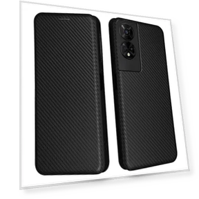 Кожаный чехол с текстурой карбона и магнитной застежкой — Базовые чехлы, Smartwatch 2025