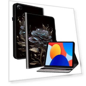 Кожаный чехол с принтом и подставкой — Клавиатурные чехлы, Smartwatch 2025