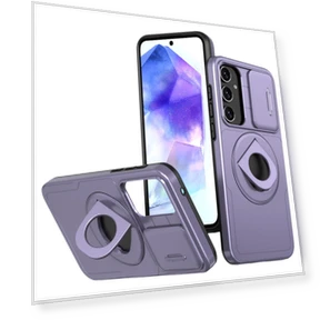 Чехол с магнитной подставкой и слайдером для камеры — Аксессуары для телефонов, Smartwatch 2025