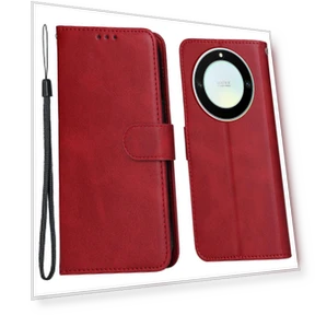 Чехол для телефона с подставкой и кошельком из натуральной кожи — Аксессуары для телефонов, Smartwatch 2025