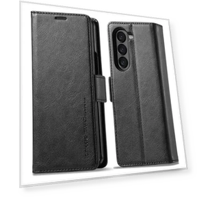 Чехол-кошелек с подставкой для Samsung Galaxy Z Fold5 5G — Аксессуары для телефонов, Smartwatch 2025