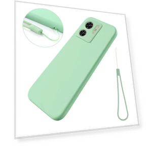 Мягкий жидкий силиконовый чехол для телефона с ремешком — Базовые чехлы, Smartwatch 2025