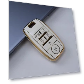 6-кнопочный умный пульт с TPU чехлом для ключа автомобиля — Брелоки, Auto SpareParts