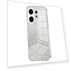 Чехол с электропокрытием и градиентным блеском — Базовые чехлы, Smartwatch 2025