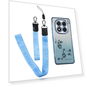 Чехол с цветочным узором и градиентом — Аксессуары для телефонов, KADEM