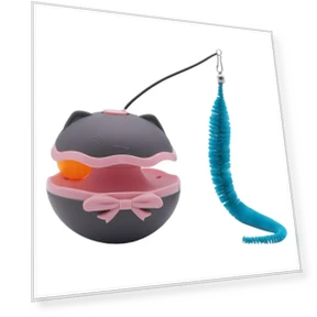 Интерактивная игрушка для кошек с хвостом — Игрушки для питомцев, KOBE777