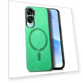 Чехол с кожаной задней панелью, совместимый с MagSafe — Чехлы для умных часов, Smartwatch 2025