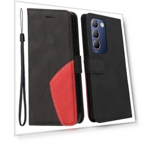 Кожаный чехол-кошелек с подставкой — Аксессуары для телефонов, Smartwatch 2025