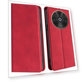 Магнитный чехол с кожаной поверхностью и держателем для карт — Аксессуары для телефонов, Smartwatch 2025